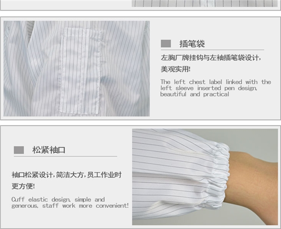 四连体无尘洁净服