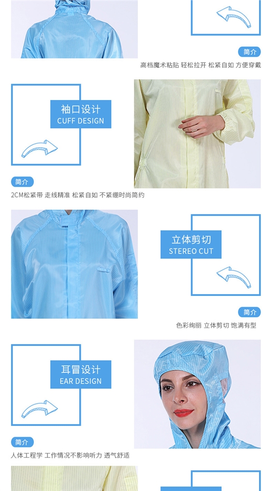 三连体防静电服